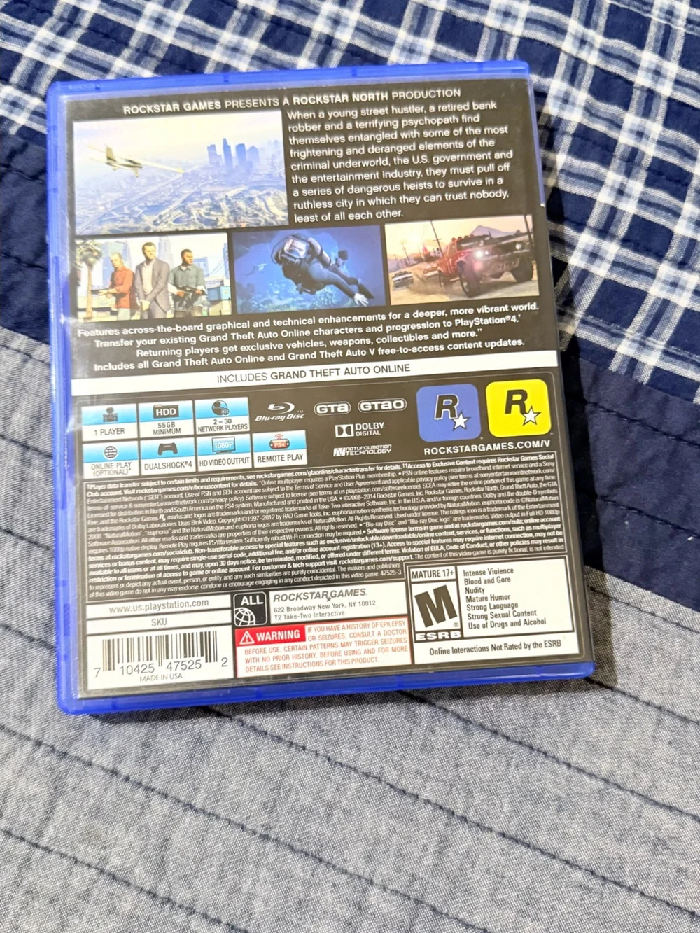 Grand Theft Auto V (Blue Case) - Rockstar Games